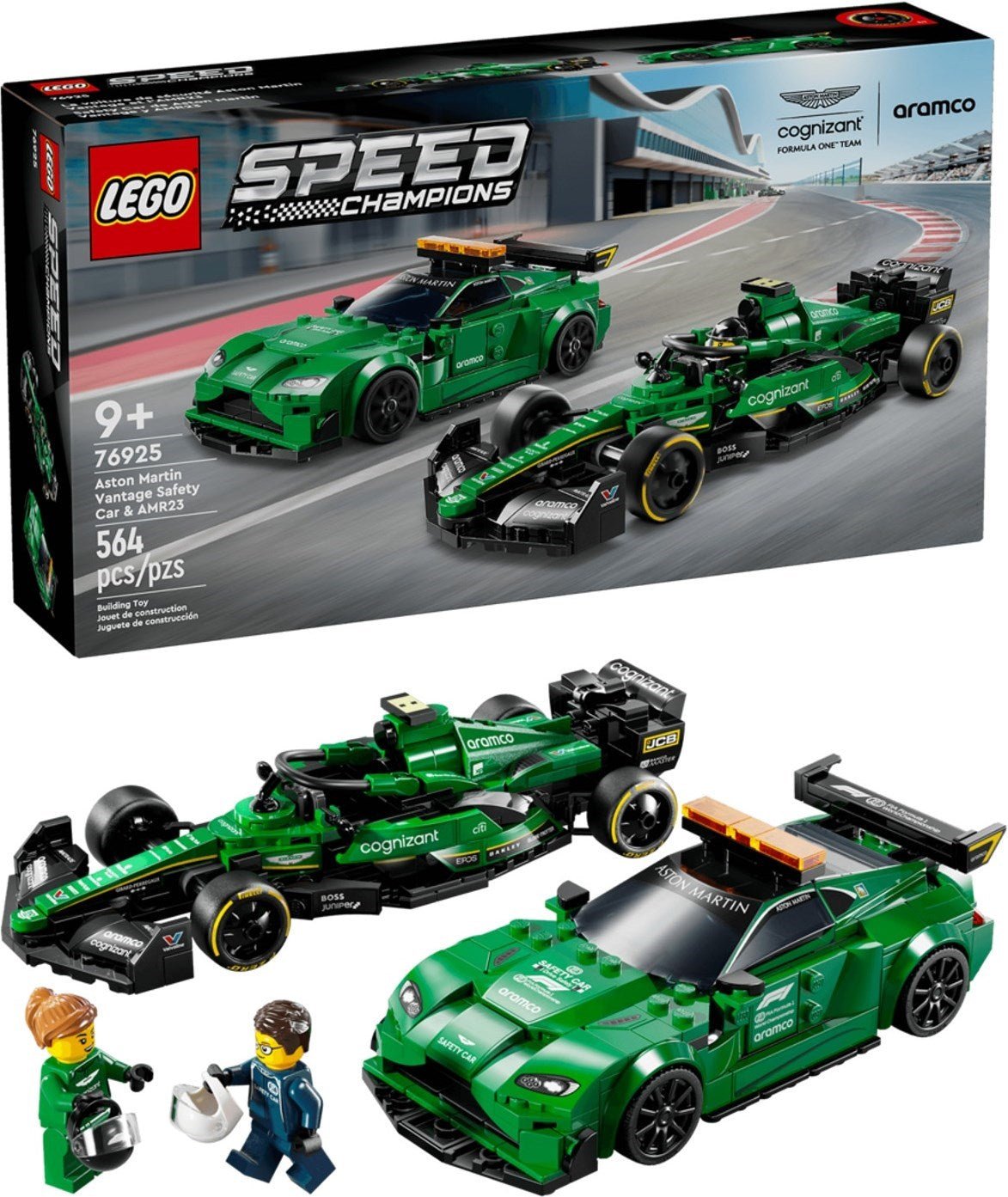 LEGO 76925 Aston Martin Vantage Safety Car & AMR23 - LEGO